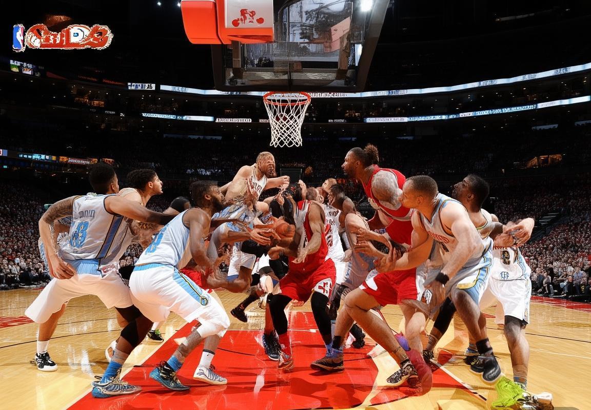 2017NBA掘金对火箭巅峰对决精彩回顾(图4)