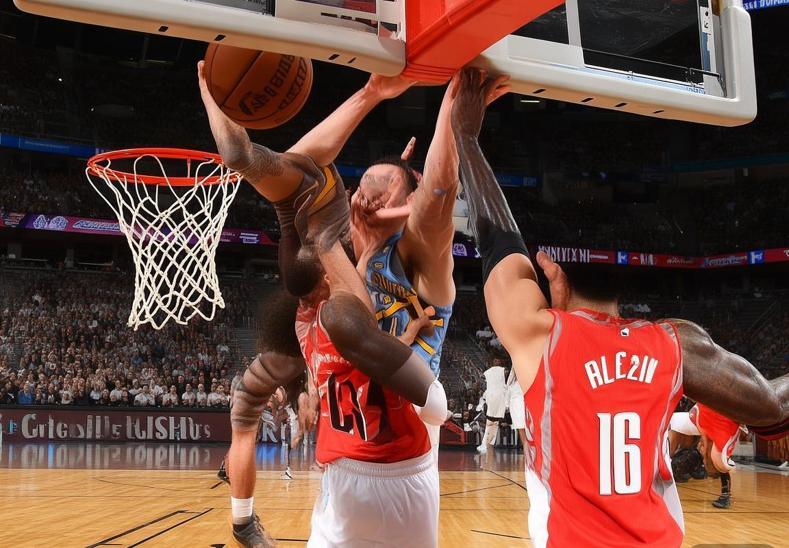 2017NBA掘金对火箭巅峰对决精彩回顾(图2)